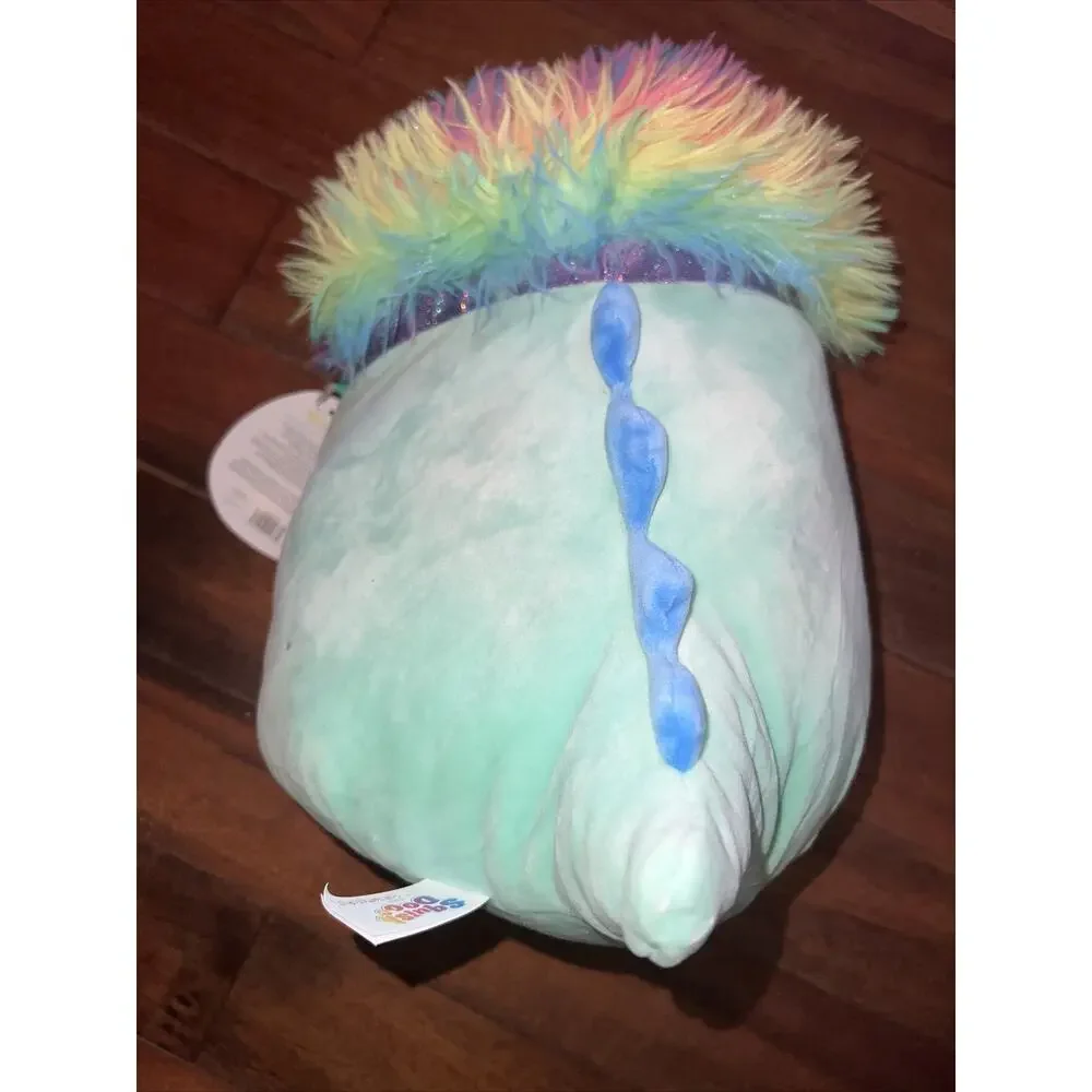 Kellytoy Squishmallows Squish-Doos, Tyrus the Dinosaur Hair Dinosaur